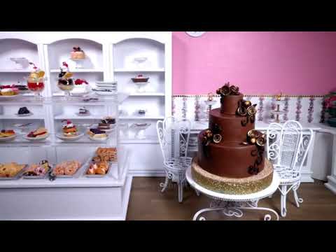 Chocolate Rose Cake -  Mini Food - Chocolate Rose Cake Recipe