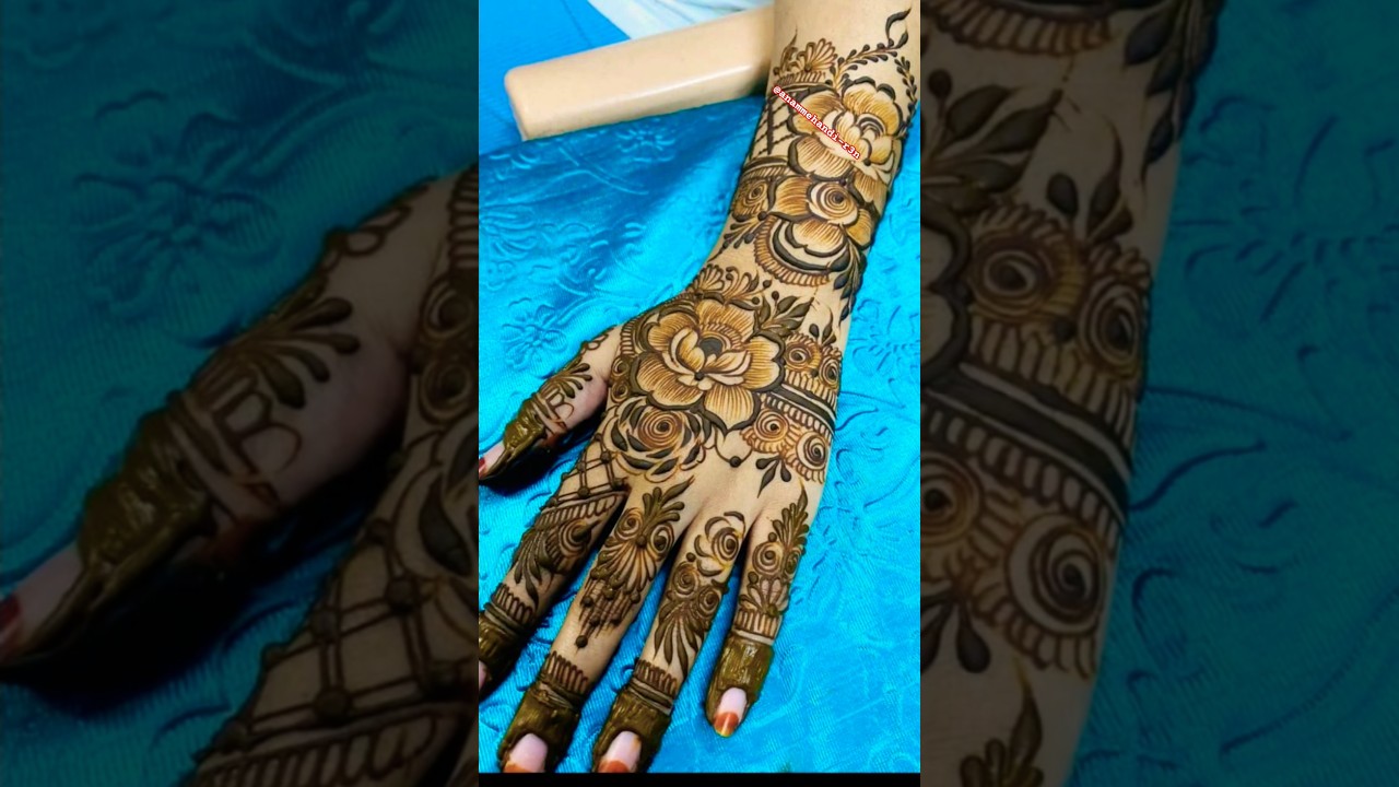 💗 trending bakareid special mehandidesign🌿🥀#beautifulmehndi #trendingshorts #trendingmehndi #henaart