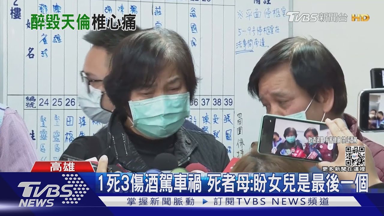 遠嫁高雄16年遇酒駕車禍送命 媽媽訴:盼女兒是最後一個