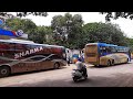 VOLVO BUS RACE ON PUNE MUMBAI EXPRESS HIGHWAY