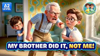 My Brother Makes Mistakes… But I Get Punished I Easy English Listening for Beginners (A1–A2)