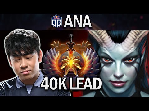 OG.ANA QUEEN OF PAIN - 40K GOLD LEAD - DOTA 2 7.27 GAMEPLAY