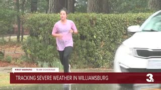 Tracking severe weather in Williamsburg