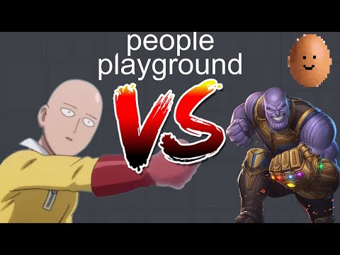 SAITAMA VS THANOS - People Playground