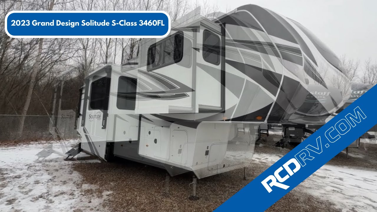 A photo of this 2023 Grand Design Solitude S-Class 3460FL