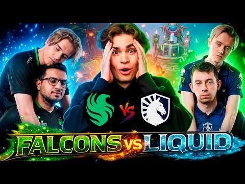 Это был Гранд-Финал! Матч на вылет. Nix и Alagon смотрят Team Falcons vs Team Liquid