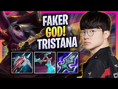 FAKER IS A GOD WITH TRISTANA! - T1 Faker Plays Tristana MID vs Syndra! | Season 2024