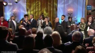 Demi Lovato in the finale at Ray Charles' Tribute at the White House - February 24th