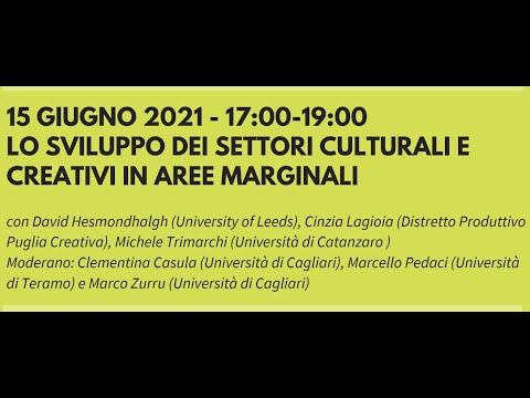 Lo sviluppo dei settori culturali e creativi in aree marginali