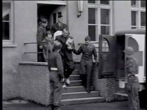 Hjalmar Schacht is released from the court, IMT, Nuremberg Germany