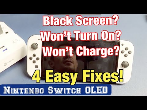 Nintendo Switch OLED: Black Screen, Won't Turn On or Charge? 4 Easy Fixes!