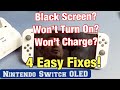 Nintendo Switch OLED Black Screen Won T Turn On Or Charge 4 Easy Fixes