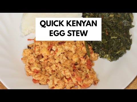 How to Make Kenyan Egg Stew | Easy Mayai Recipe to Enjoy with Ugali