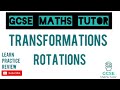 Rotations | Drawing and Describing Rotations | Transformations | GCSE Maths Tutor