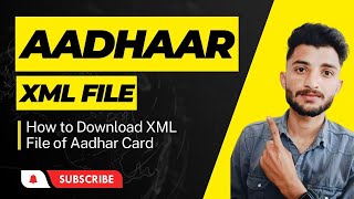 Aadhaar  Offline E-kyc | Aadhaar Xml File  Download Kaise Kare | Xml File Download