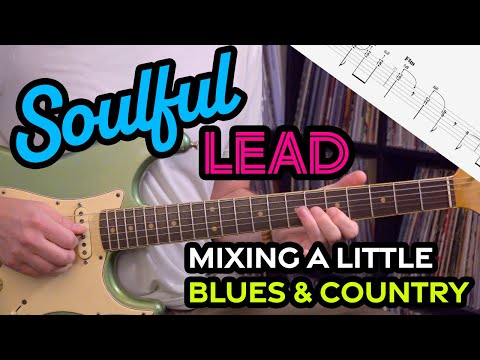 Steal these soulful lead licks! - Mixing a little blues and country in this lead guitar lesson EP473