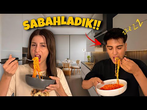 SABAHLADIK!! Uykusuzluktan Delirdik?! 😵‍💫 Sıla Beyoğlu | Melih Yıldırım