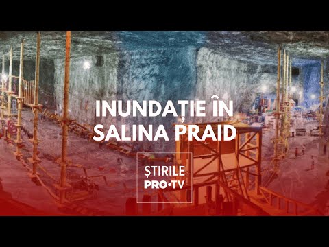 Dezastru la Salina Praid. Șase milioane de metri cubi de apă s-au strâns in interior