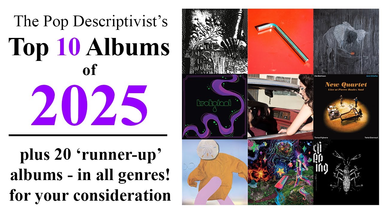 The Pop Descriptivist's Top 10 Albums of 2025