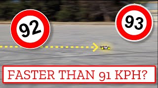 Larger RC tyres means higher top speed? WLToys 124016 V2 on 3s battery #shorts