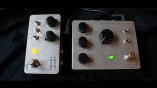 Video thumbnail for Fairfield Circuitry - Unpleasant Surprise into Randys Revenge -Fuzz Ring Modulator- by Dennis Kayzer