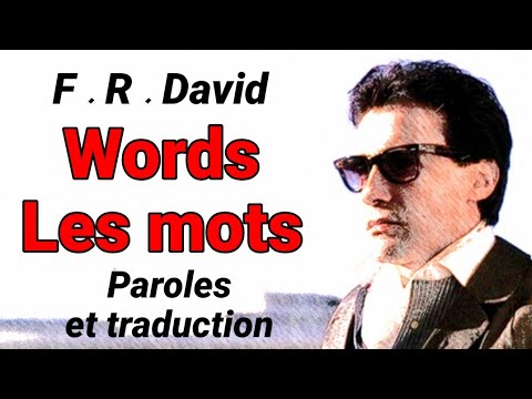 F. R. David - Words (Paroles et traduction)