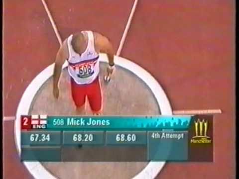 Mick Jones Commonwealth Champion 2002 Hammer Throw