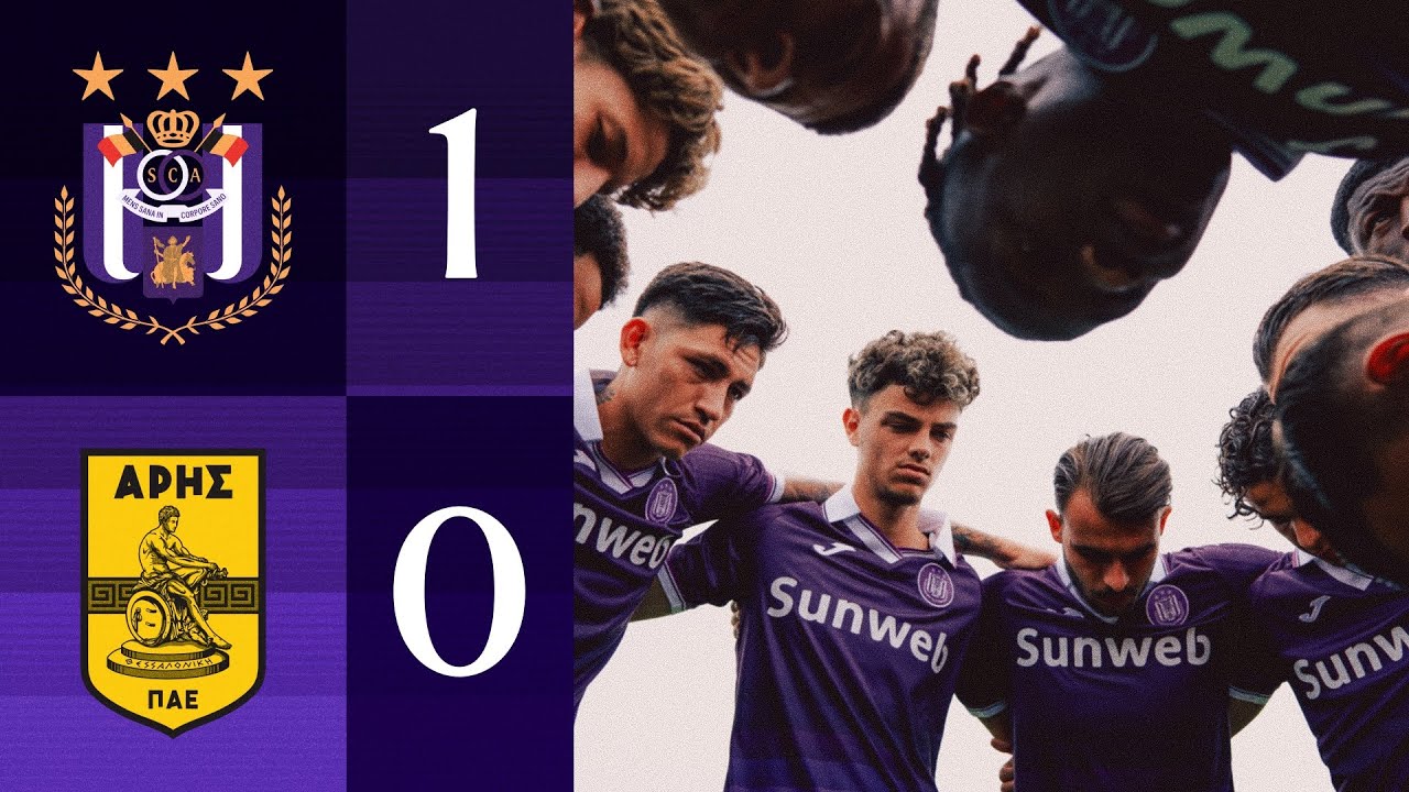 Thumbnail for article: RSC Anderlecht met verdiende overwinning tegen Grieken, bekijk hier samenvatting
