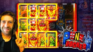 PUNK ROCKER 2! EPIC BIG WIN!! This Slot Is INSANE!!
