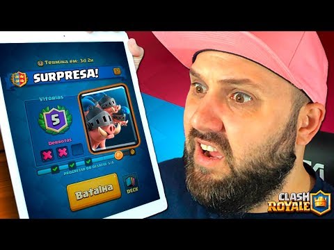 GANHEI OS PORCOS REAIS NÍVEL MÁXIMO NO NOVO DESAFIO DO CLASH ROYALE - BRUNO CLASH