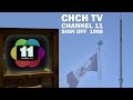 CHCH TV Channel 11 Canada Station Sign Off 1988