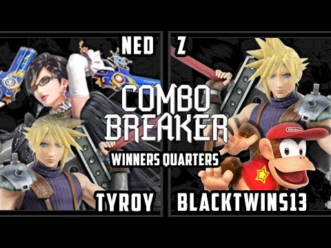 Combo Breaker 2018 Smash 4 - Ned & tyroy Vs. Z & Blacktwins13 -  Wii U Doubles Winners Semis
