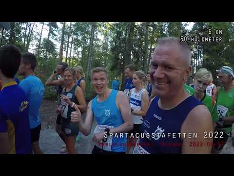 Spartacusstafetten 2022 - 6 km (Löparperspektiv)