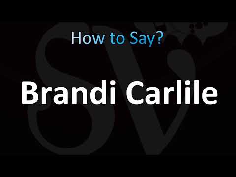 How to Pronounce Brandi Carlile (CORRECTLY!)