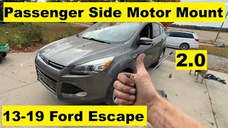Passenger Side Motor Mount Replacement Ford Escape 2.0 Ecoboost 2013 2014 2015 2016 2017 2018 2019