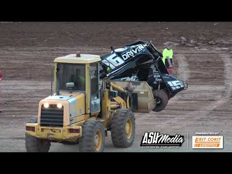 Sprintcars: Bryan Mann Rollover - Archerfield Speedway