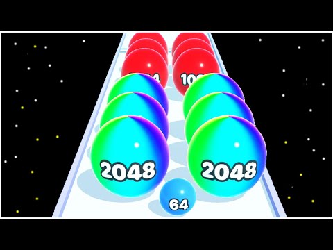 Ball Run Merge 2048 (Early Access) - Gameplay Walkthrough - Levels  45-56