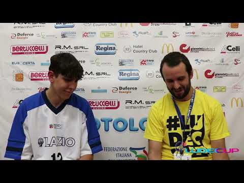 LUDECCUP 2021 - 7/12/2021 - LAZIO vs TOSCANA - INTERVISTA A EMANUELE RAVAIOLI (LAZIO)