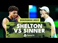 Jannik Sinner vs Ben Shelton THRILLER 😮‍💨 | Shanghai 2023 Extended Highlights