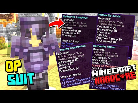 BlackClue Gaming - I Made Most OP Netherite Suit in Minecraft Hardcore (#4)