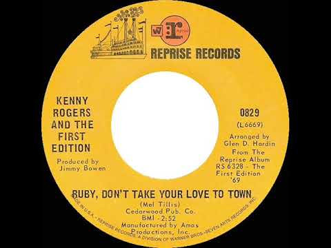 1969 HITS ARCHIVE: Ruby, Don’t Take Your Love To Town - Kenny Rogers & The First Edition (mono 45)