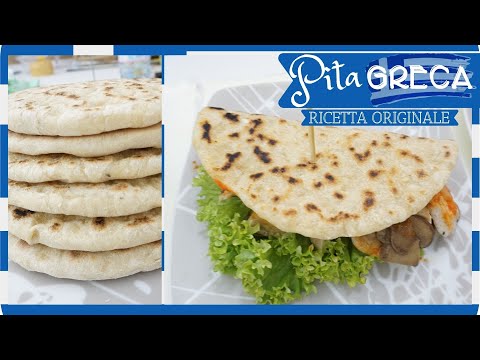 Pita GRECA 🌯 facile e sofficissima ❗