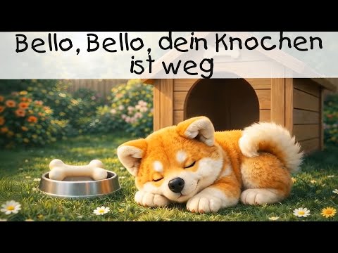 Bello, Bello, dein Knochen ist weg || KINDERLIEDER 3D