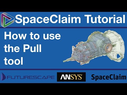SpaceClaim Tutorial - How to Use the Pull Tool 2018