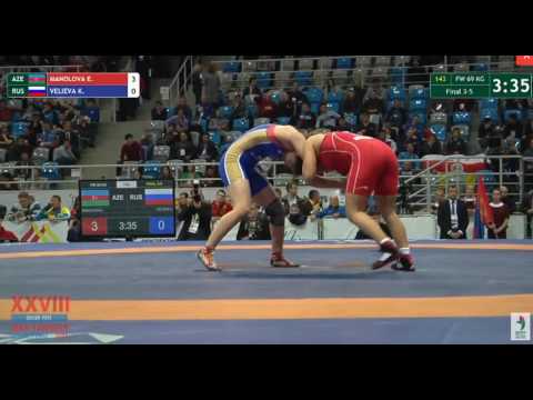 Yarigin-2017 / Elis MANOLOVA (AZE) - Khanum VELIEVA (RUS) / 69 kg bronze medal match