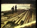 Як гуцули сплавляли ліс по річках (1965 рік) 