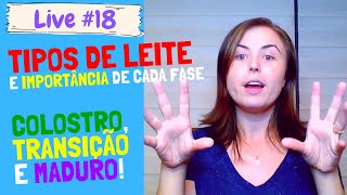 TIPOS de LEITE MATERNO: COLOSTRO, TRANSIÇÃO e MADURO e a IMPORTÂNCIA de CADA FASE
