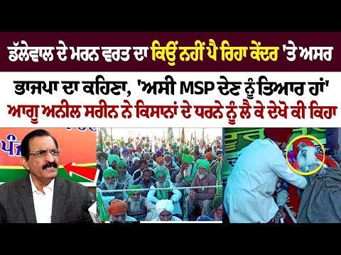 Jagjit Dhallewal ਦੇ ਮਰਨ ਵਰਤ 'ਤੇ ਅਸਰ ਬੋਲੇ BJP leader Anil Sarin - 'ਅਸੀ MSP ਦੇਣ ਨੂੰ ਤਿਆਰ ਹਾਂ'