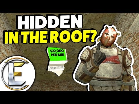 HIDDEN PRINTER IN THE ROOF? - Gmod DarkRP Life (Best Hiding Spot Ever Also The Best Base Build!)
