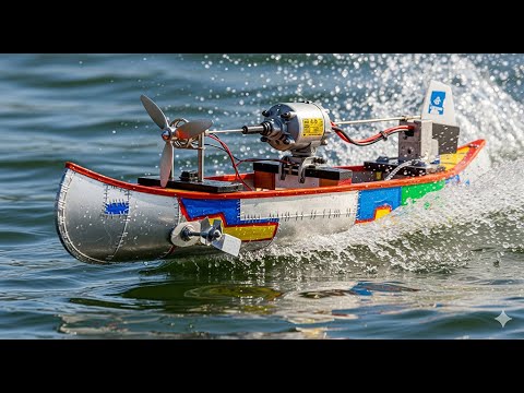 DIY RC Canoe Boat 🚤 | Handmade Remote Control Invention